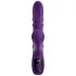 You2Toys - knikkende vibrator met bewegende ring en clitorisstimulator (paars)