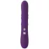 You2Toys - knikkende vibrator met bewegende ring en clitorisstimulator (paars)