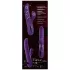 You2Toys - knikkende vibrator met bewegende ring en clitorisstimulator (paars)