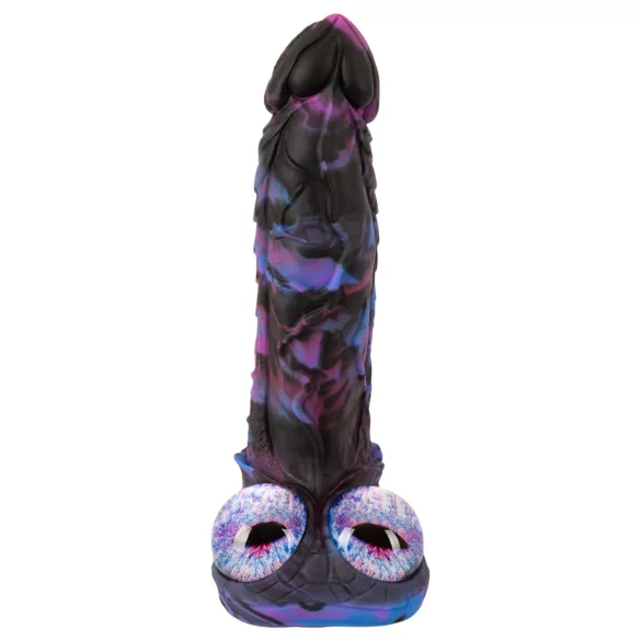 Beasty Cocks Firefly Fantasies - verwarmende, stotende fantasievibrator (blauw) - 23,4 cm