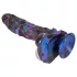 Beasty Cocks Firefly Fantasies - verwarmende, stotende fantasievibrator (blauw) - 23,4 cm