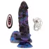 Beasty Cocks Firefly Fantasies - verwarmende, stotende fantasievibrator (blauw) - 23,4 cm