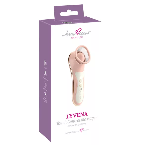 Beau Coeur Lyvena - zuigende en pulserende clitorisstimulator (roze)