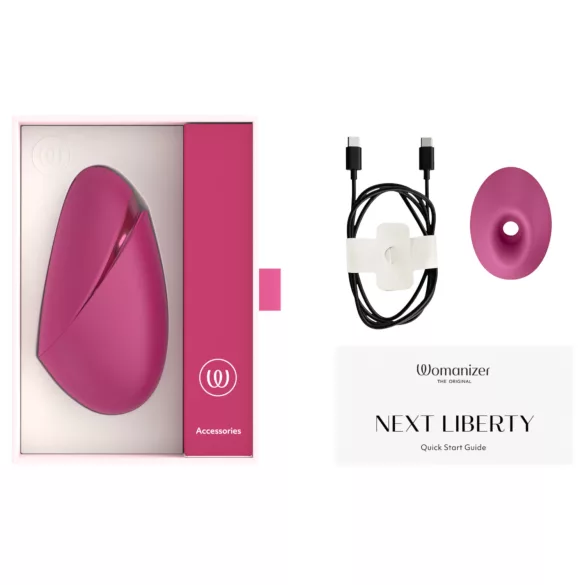Womanizer Next Liberty - luchtdruk clitorisstimulator (roze)