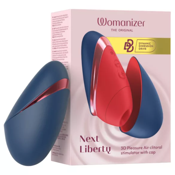 Womanizer Next Liberty - luchtdruk clitorisstimulator (blauw)