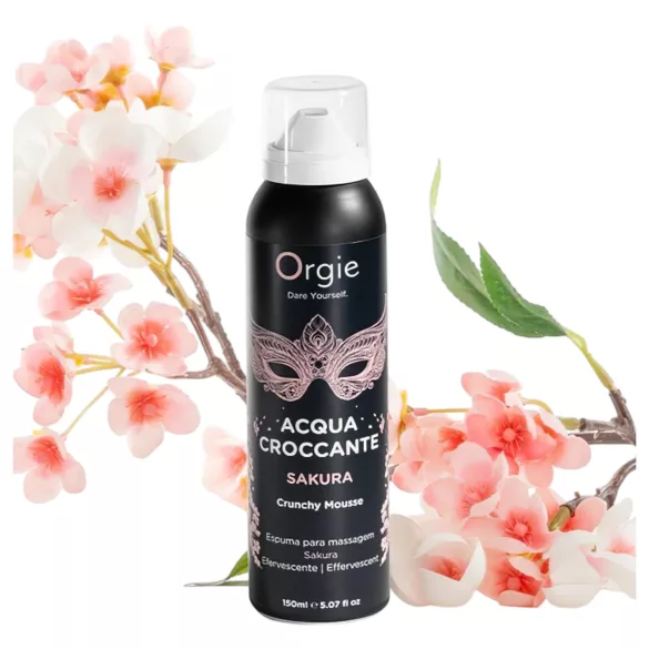 Orgie Acqua Croccante - massage schuim - kersenbloesem - 150ml
