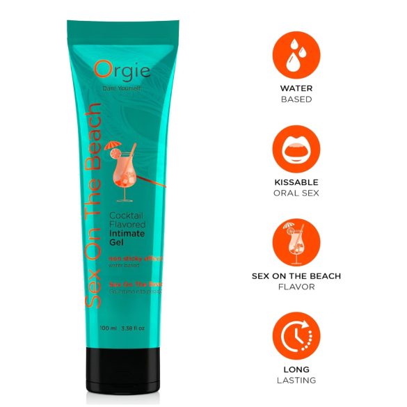 Orgie Cocktail - eetbare glijmiddel - Sex On The Beach - 100ml