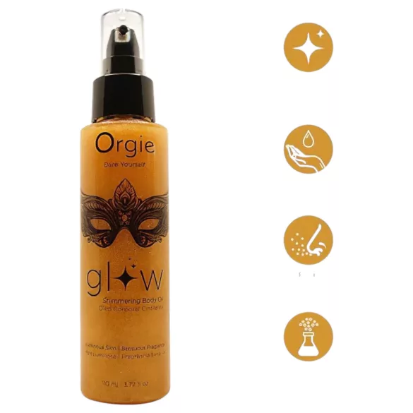 Orgie - glinsterende lichaamsolie - hydraterend - 110ml