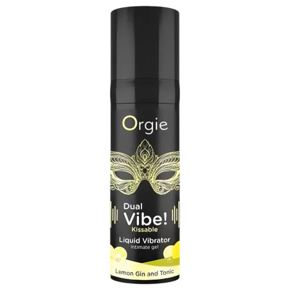 Orgie Dual Vibe - unisex vloeibare vibrator - Gin Tonic (15 ml)