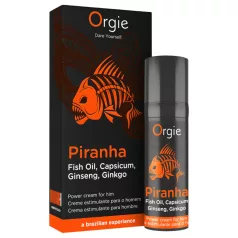   Orgie Piranha Power Cream - Stimulerende Potentie Verhogende Crème voor Mannen (15 ml)