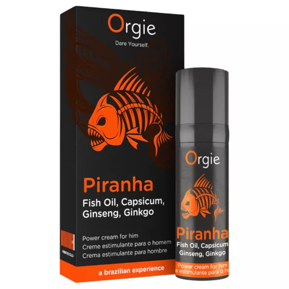 Orgie Piranha Power Cream stimulerende crème voor mannen (15 ml)