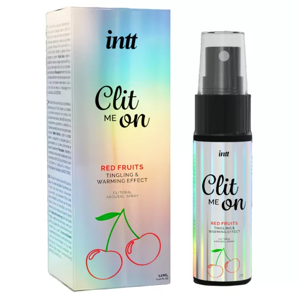 intt Clit Me On - vloeibare vibrator clitorisspray - rode vruchten (12 ml)