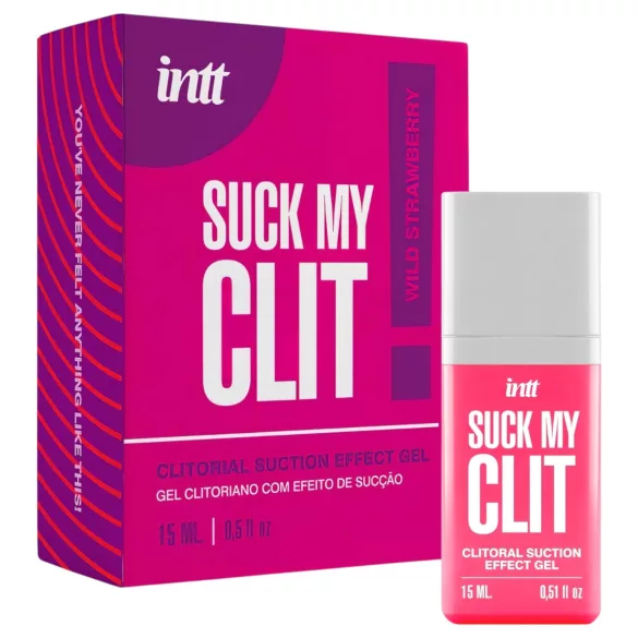 Intt Suck My Clit - clitoris stimulerende gel voor vrouwen - aardbei (15 ml)