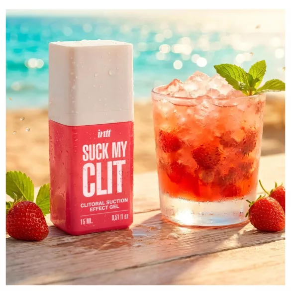 Intt Suck My Clit - clitoris stimulerende gel voor vrouwen - aardbei (15 ml)