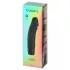Baseks - realistische staafvibrator (zwart) - 19 cm