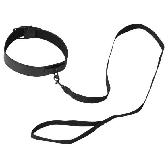 Baseks - bondageset met zweep en tepelklemmen (zwart)