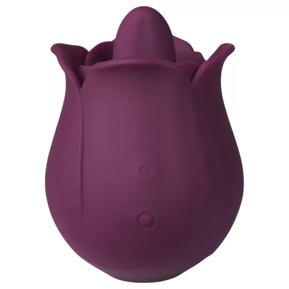 Amaysin - tongvormige rozen-clitorisvibrator (paars)