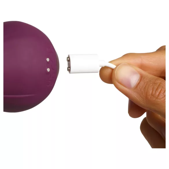 Amaysin - tongvormige rozen-clitorisvibrator (paars)