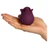 Amaysin - tongvormige rozen-clitorisvibrator (paars)