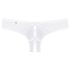 Obsessive Alabastra - Bloemig, Strik Open Dames String - Wit - L/XL