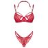 Obsessive Matildea - bh set - kant - rood