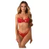 Obsessive Matildea - bh set - kant - rood - L/XL
