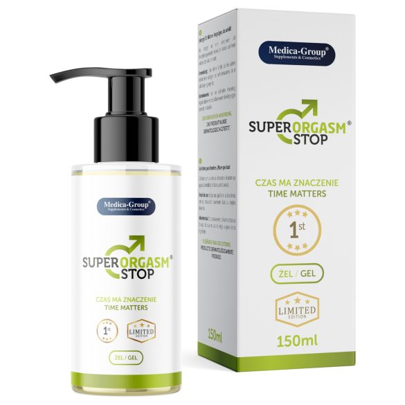 Super Orgasm Stop - vertraging crème - gel voor uitstel orgasme - 150ml