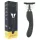 Erospace Sweet Play - 2-in-1 clitorisstimulator vibrator met tong en zuigfunctie (zwart)