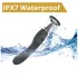 Erospace Sweet Play - 2-in-1 clitorisstimulator vibrator met tong en zuigfunctie (zwart)