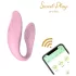 Sweet Play - koppel vibrator - app-gestuurd - siliconen roze