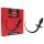 Erospace Wild Play - anale plug met staart, voor rollenspel (zwart)