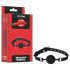 Wild Play - siliconen ballgag - zwart