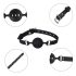 Wild Play - siliconen ballgag - zwart
