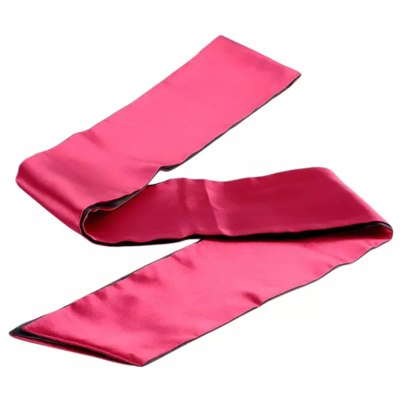 Erospace Wild Play - satijnen oogmasker voor rollenspel (zwart-roze)