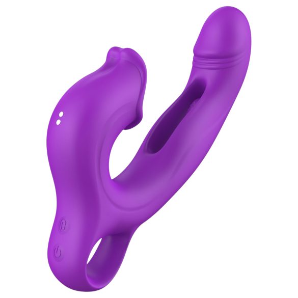 Sweet Play - G-spot vibrator met likbeweging - paars