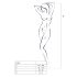 Passion BS007 - gestructureerd netwerkoverall (zwart) - S-L