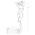 Passion BS007 - gestructureerd netwerkoverall (zwart) - S-L