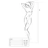 Passion BS017 - lingerieset met rozenmotief - zwart - S-L