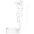 Passion BS020 - zwarte versierde open overall (S-L)