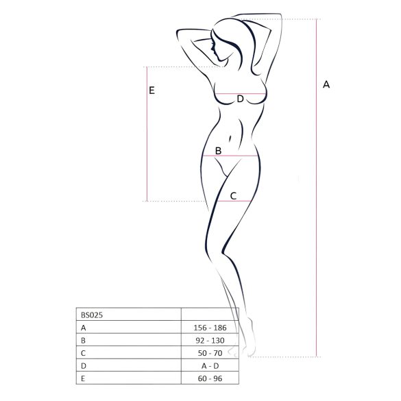 Passion BS025 - Lange mouwen minijurk (wit) - S-L
