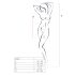 Passion BS027 - net mini-jurk (zwart) - S-L