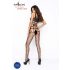 Passion BS032 - Open net catsuit (zwart) - Maat S-L