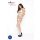 Passion BS032 - witte netstof catsuit met open rug (S-L)