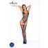 Passion BS034 - Rozen-Innige Netset (zwart) - S-L