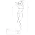 Passion BS035 - rood netstof body met schouderbandjes en open design (S-L)