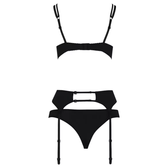 Passion Floris - lingerie set - zwart