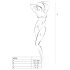Passion BS046 - bloemig netset (wit) - S-L