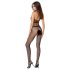 Passion BS048 - Open net overall met halsband (zwart) - S-L