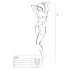 Passion BS054 - lingerie set - kanten bloemenmotief - zwart - S-L