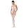 Passion BS056 - Wit Netset S-L, Verleidelijke Roosterlook